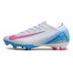 Botas Nike Zoom Mercurial Vapor XVI Elite FG Blanco Azul Rosa
