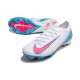 Botas Nike Zoom Mercurial Vapor XVI Elite FG Blanco Azul Rosa