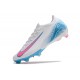 Botas Nike Zoom Mercurial Vapor XVI Elite FG Blanco Azul Rosa