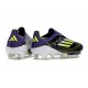 Bota Adidas F50 + Sin Cordones FG Morado Unity Blanco Limón Lúcido