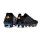 Bota Adidas F50 + Sin Cordones FG Negro Hierro Met Dorado Met
