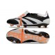 Bota de fútbol adidas Predator Elite FT FG Negro Blanco Naranja