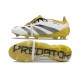 Bota de fútbol adidas Predator Elite FT FG Blanco Oro Plata