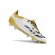 Bota de fútbol adidas Predator Elite FT FG Blanco Oro Plata