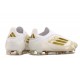 Zapatos Adidas F50 Elite Laceless FG Ftwr Blanco Dorado Met