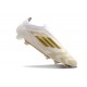 Zapatos Adidas F50 Elite Laceless FG Ftwr Blanco Dorado Met