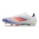 Zapatos Adidas F50 Elite Laceless FG Ftwr Blanco Azul Lúcido Rojo