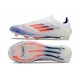 Zapatos Adidas F50 Elite Laceless FG Ftwr Blanco Azul Lúcido Rojo
