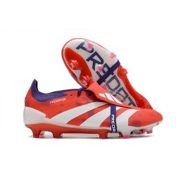 Bota de fútbol adidas Predator Elite FT FG Rojo Blanco