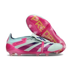 adidas Predator 24 Elite Fold Over Tongue FG Casi Azul Rosa