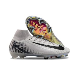 Nike Botines de fútbol Mercurial Superfly X Elite FG Gris Negro