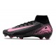 Nike Botines de fútbol Mercurial Superfly X Elite FG Negro Rosa