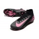Nike Botines de fútbol Mercurial Superfly X Elite FG Negro Rosa