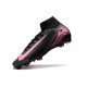 Nike Botines de fútbol Mercurial Superfly X Elite FG Negro Rosa