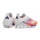 Zapatilla Adidas F50 + Elite FG Blanco Rojo Solar Azul Lúcido