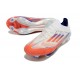 Zapatilla Adidas F50 + Elite FG Blanco Rojo Solar Azul Lúcido