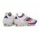 Zapatilla Adidas F50 + Elite FG Ftwr Blanco Azul Lúcido Rojo