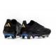 Zapatilla Adidas F50 + Elite FG Negro Hierro Met Dorado Met