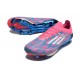 Zapatilla Adidas F50 + Elite FG Solar Azul Ftwr Blanco Solar Rosa