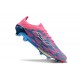 Zapatilla Adidas F50 + Elite FG Solar Azul Ftwr Blanco Solar Rosa