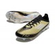 Zapatilla Adidas F50 + Elite FG Dorado Met Negro Blanco