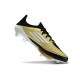Zapatilla Adidas F50 + Elite FG Dorado Met Negro Blanco