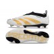 adidas Predator Elite Sin Cordones FG Ftwr Blanco Dorado Met