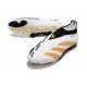 adidas Predator Elite Sin Cordones FG Ftwr Blanco Dorado Met