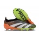 adidas Predator Elite Sin Cordones FG Negro Blanco Naranja Verde