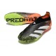 adidas Predator Elite Sin Cordones FG Negro Blanco Naranja Verde