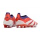 adidas Predator Elite Sin Cordones FG Rojo Blanco