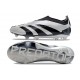 adidas Predator Elite Sin Cordones FG Plata Negro