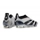 adidas Predator Elite Sin Cordones FG Plata Negro