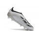 adidas Predator Elite Sin Cordones FG Plata Negro