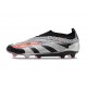 adidas Predator Elite Sin Cordones FG Plata Negro Rosa