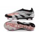 adidas Predator Elite Sin Cordones FG Plata Negro Rosa