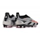 adidas Predator Elite Sin Cordones FG Plata Negro Rosa