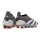 adidas Predator Elite Sin Cordones FG Negro Blanco