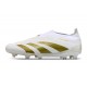 adidas Predator Elite Sin Cordones FG Ftwr Blanco Dorado Met