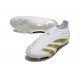adidas Predator Elite Sin Cordones FG Ftwr Blanco Dorado Met