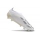 adidas Predator Elite Sin Cordones FG Ftwr Blanco Dorado Met