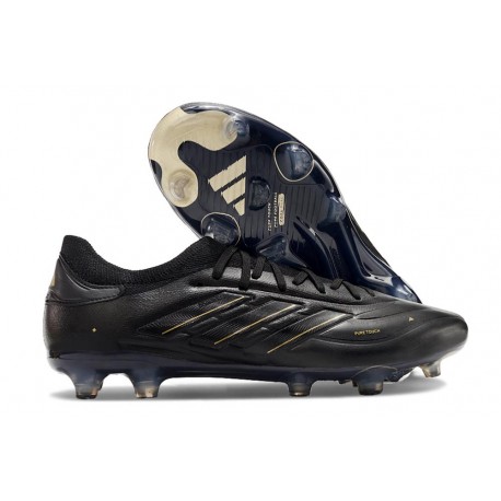 adidas Copa Pure 2+ Elite FG Piel Negro Carbón Dorado Met