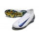 Nike Botines de fútbol Mercurial Superfly X Elite FG Blanco Azul