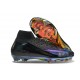 Nike Botines de fútbol Mercurial Superfly X Elite FG Negro Violeta