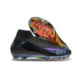 Nike Botines de fútbol Mercurial Superfly X Elite FG Negro Violeta
