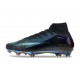 Nike Botines de fútbol Mercurial Superfly X Elite FG Negro Violeta
