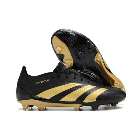 Botas adidas Predator Elite L FG Negro Dorado
