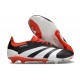 Botas adidas Predator Elite L FG Negro Blanco Rojo