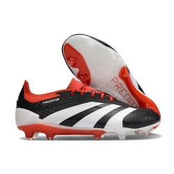 Botas adidas Predator Elite L FG Negro Blanco Rojo