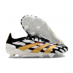 Botas adidas Predator Elite L FG Negro Blanco Dorado